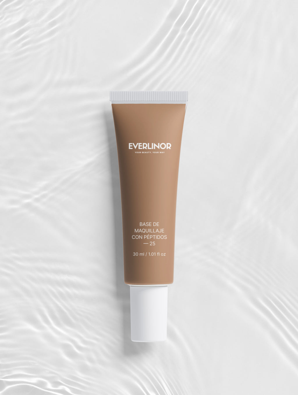 Base de Maquillaje con Péptidos — 25 Medio Cálido